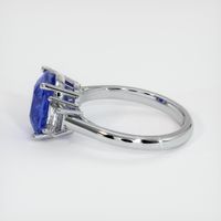 4.52 Ct. Blue Sapphire Ring, 14K White Gold 4