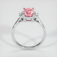 1.96 Ct. Padparadscha Sapphire Ring, 14K White Gold 3