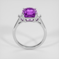 4.64 Ct. Purple Sapphire Ring, 14K White Gold 3