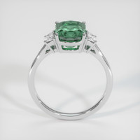 2.44 Ct. Green Sapphire Ring, 14K White Gold 3
