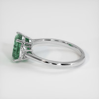 2.44 Ct. Green Sapphire Ring, 14K White Gold 4