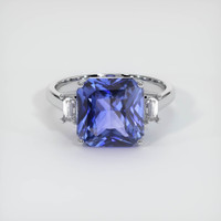 8.03 Ct. Sapphire Ring, 18K White Gold 1