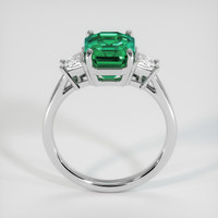 2.93 Ct. Emerald Ring, 18K White Gold 3
