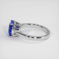 2.60 Ct. Sapphire Ring, 18K White Gold 4