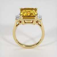 5.62 Ct. Orangish Yellow Citrine Ring, 10K Yellow Gold 3