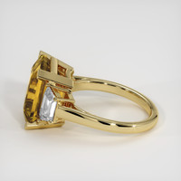 5.62 Ct. Orangish Yellow Citrine Ring, 10K Yellow Gold 4