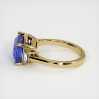 5.38 Ct. Blue Sapphire Ring, 14K Yellow Gold 4