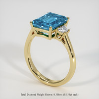 4.21 Ct. Gemstone Ring, 14K Yellow Gold 2