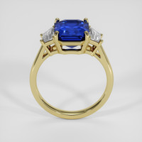 4.02 Ct. Blue Sapphire Ring, 14K Yellow Gold 3