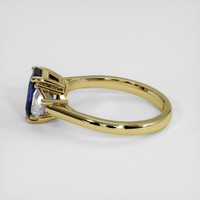 1.64 Ct. Blue Sapphire Ring, 14K Yellow Gold 4