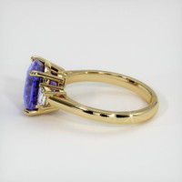 3.00 Ct. Color Change Sapphire Ring, 18K Yellow Gold 4