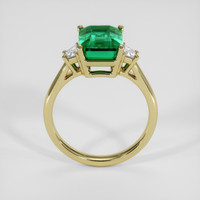 3.03 Ct. Emerald Ring, 18K Yellow Gold 3