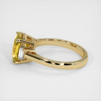 3.05 Ct. Yellow Sapphire Ring, 18K Yellow Gold 4