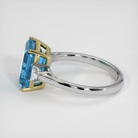 4.21 Ct. Gemstone Ring, 14K Yellow & White 4