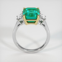 4.97 Ct. Emerald Ring, 18K Yellow & White 3