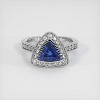 1.31 Ct. Sapphire Ring, 14K White Gold 1