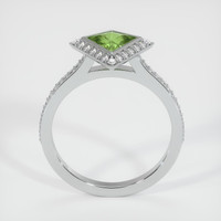 0.86 Ct. Sapphire Ring, 14K White Gold 3