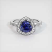 2.68 Ct. Sapphire Ring, 18K White Gold 1