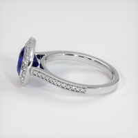2.68 Ct. Sapphire Ring, 18K White Gold 4