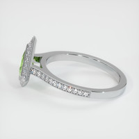 0.86 Ct. Sapphire Ring, 18K White Gold 4