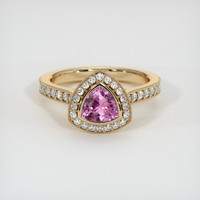 1.09 Ct. Sapphire Ring, 14K Yellow Gold 1