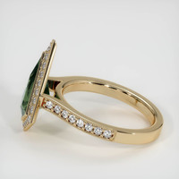 2.18 Ct. Green Sapphire Ring, 14K Yellow Gold 4