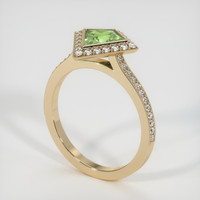 0.86 Ct. Sapphire Ring, 14K Yellow Gold 2