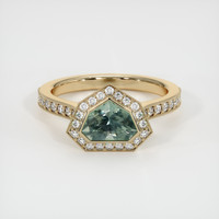 1.20 Ct. Sapphire Ring, 14K Yellow Gold 1