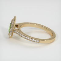0.86 Ct. Sapphire Ring, 18K Yellow Gold 4