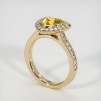 1.84 Ct. Sapphire Ring, 18K Yellow Gold 2