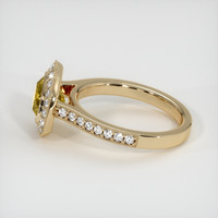 1.84 Ct. Sapphire Ring, 18K Yellow Gold 4