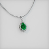 4.29 Ct. Emerald Pendant, Platinum 950 2