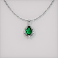 Emerald Pendant 2.64 Ct. 18K White Gold Preview