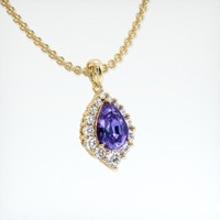 2.31 Ct. Gemstone Pendant, 14K Yellow Gold 2