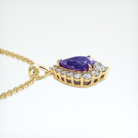 2.31 Ct. Gemstone Pendant, 14K Yellow Gold 3