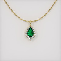 Emerald Pendant 2.64 Ct., 18K Yellow Gold Preview