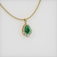 2.85 Ct. Emerald   Pendant, 18K Yellow Gold 2