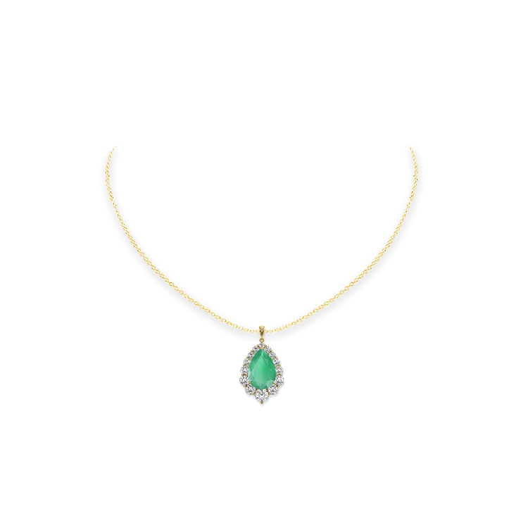 Jewelry image on model