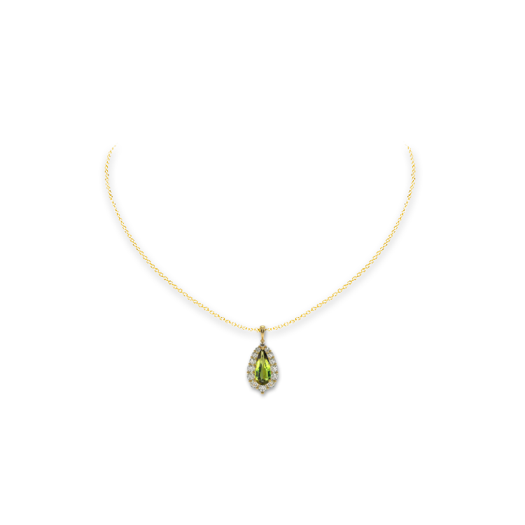 Jewelry image on model