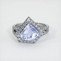 2.30 Ct. Sapphire Ring, Platinum 950 1