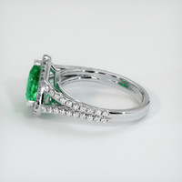 2.32 Ct. Emerald Ring, Platinum 950 4