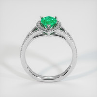 1.03 Ct. Emerald Ring, Platinum 950 3