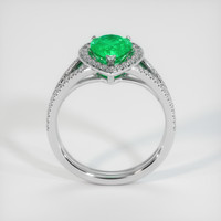1.72 Ct. Emerald Ring, Platinum 950 3