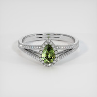 0.76 Ct. Gemstone Ring, Platinum 950 1