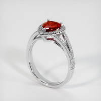 1.18 Ct. Ruby Ring, Platinum 950 2