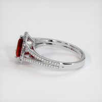 1.18 Ct. Ruby Ring, Platinum 950 4