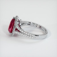 2.80 Ct. Ruby Ring, Platinum 950 4