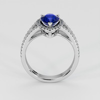 2.01 Ct. Blue Sapphire Ring, Platinum 950 3