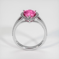 3.03 Ct. Pink Sapphire Ring, Platinum 950 3