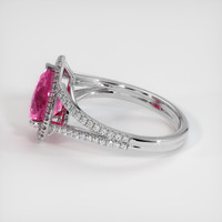 3.03 Ct. Pink Sapphire Ring, Platinum 950 4